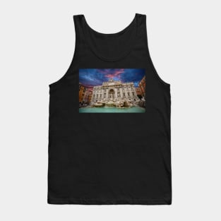 Trevi Fountain (Fontana di Trevi) in Rome, Italy Tank Top